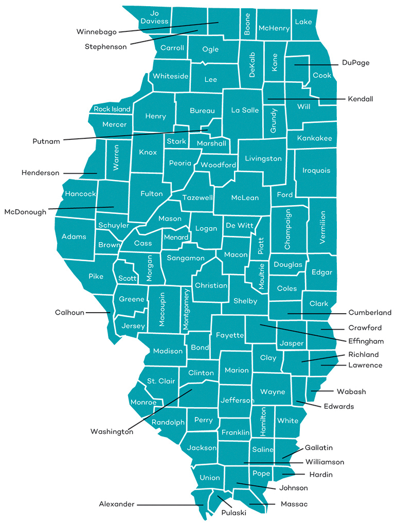 Service Area of Illinois Duals