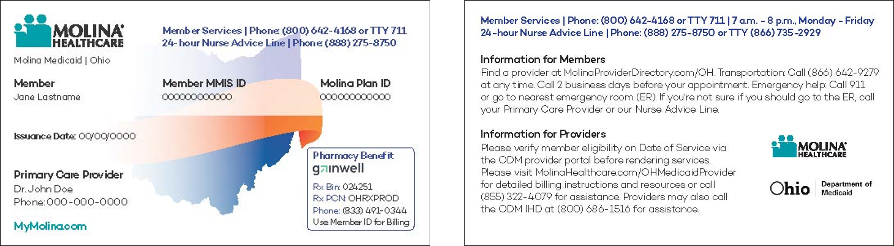 molina medicaid phone number ohio