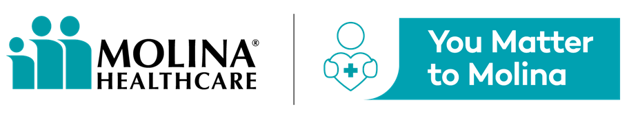 Molina Healthcare logo with You Matter to Molina logo