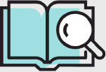 icon with magnifying glass