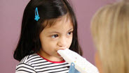 Girl with doctor