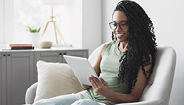 woman using tablet woman using tablet