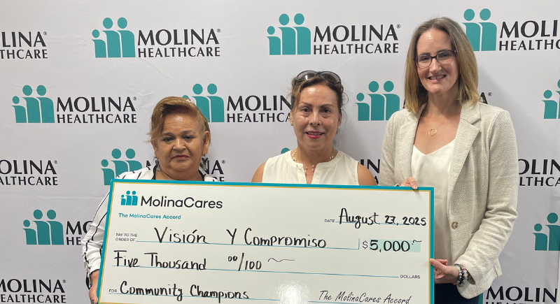 Molina Healthcare of California Vision Y Compromiso Donation