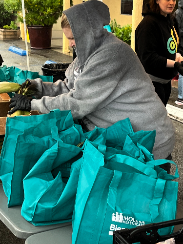 Molina Healthcare of California Produce Giveaway