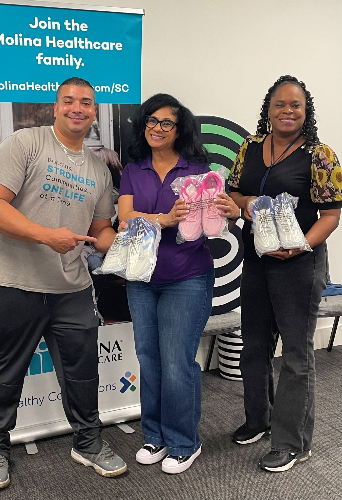 Molina Healthcare of South Carolina Shoe Giveaway