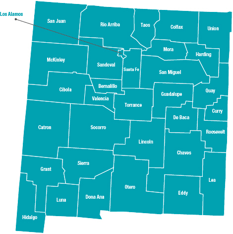 New Mexico Service Area Map