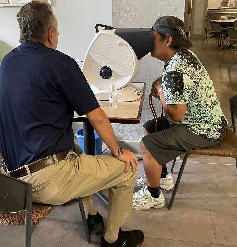 Molina Healthcare of Texas Grandparents Social Club Eye Care Event