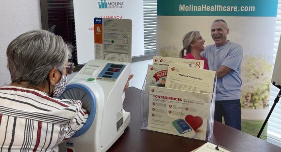 Molina Healthcare of Texas Blood Pressure Testing Station
