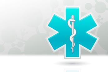 Medical symbol caduceus snake with stick Medical symbol caduceus snake with stick