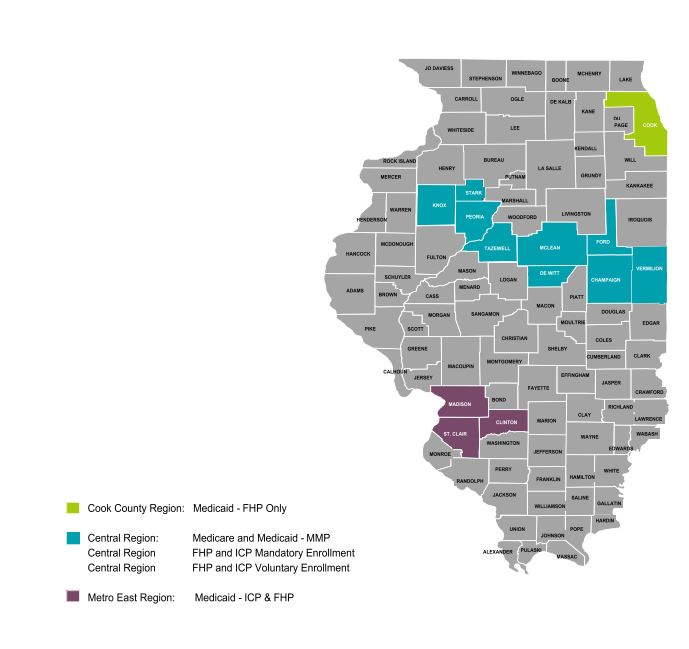 Illinois Service Area Map
