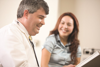 Doctor and patient
