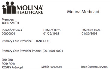 card molina molinahealthcare medicaid excellus