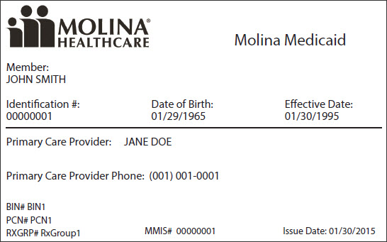 Group Number On Molina Insurance Card Group Number On Molina Insurance Card