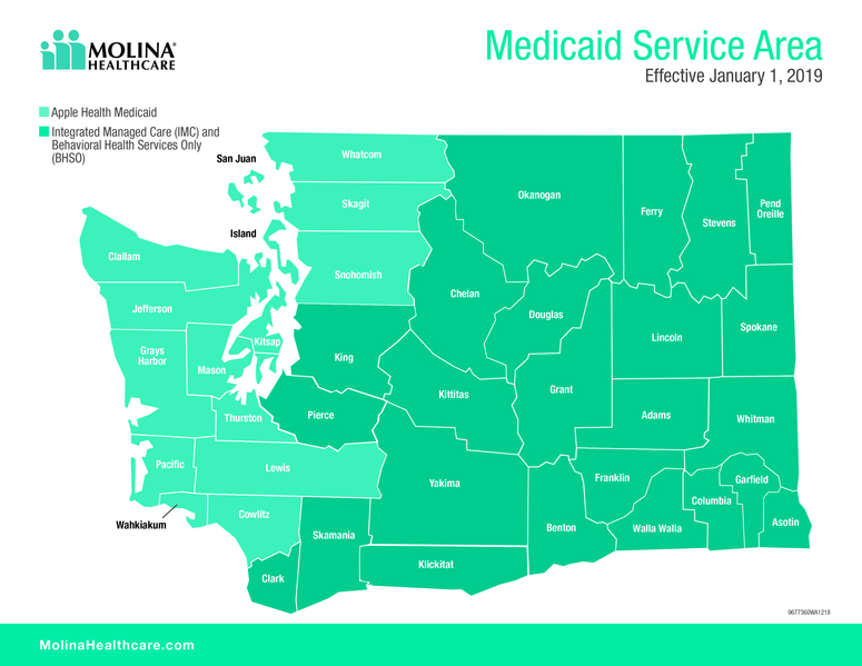 Service area map