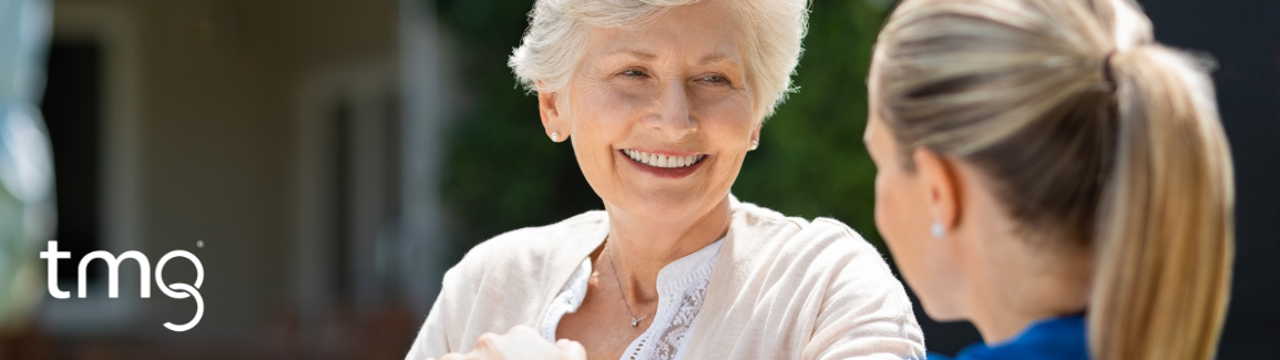 caregiver and woman