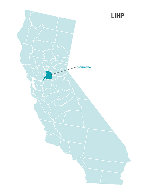 Idaho LIHP service area map